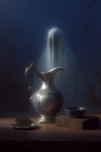 Luminous Nocturnal Mysticism style reference image — ethereal bioluminescence