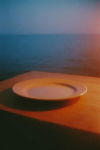 Nostalgic Liminal Twilight style reference image — twilight blue and amber