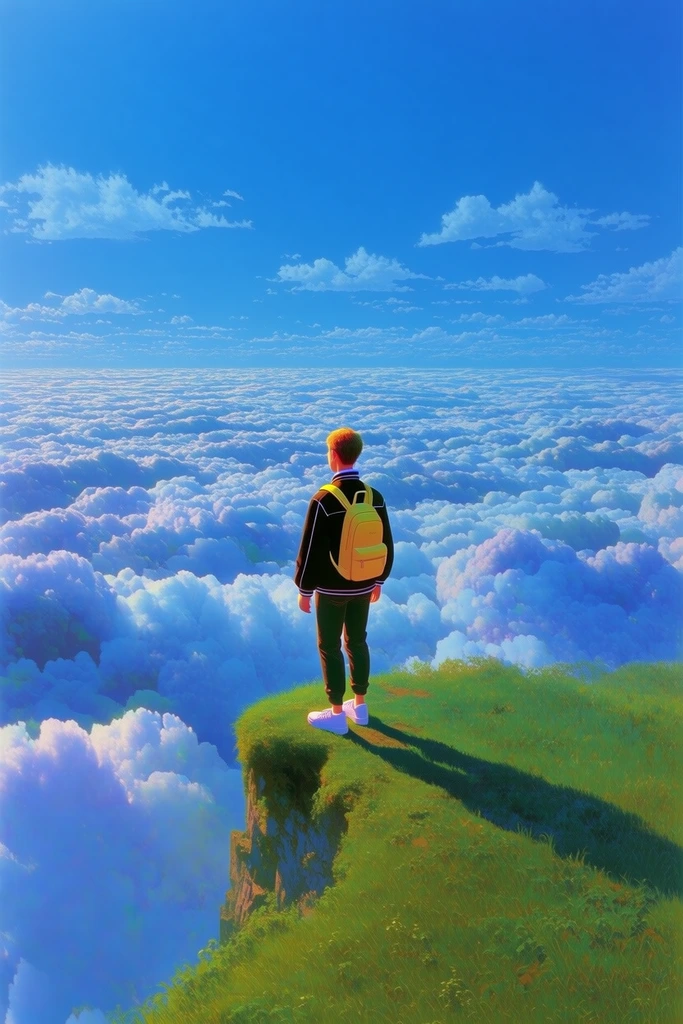 Luminous Anime Horizon style AI image example 1