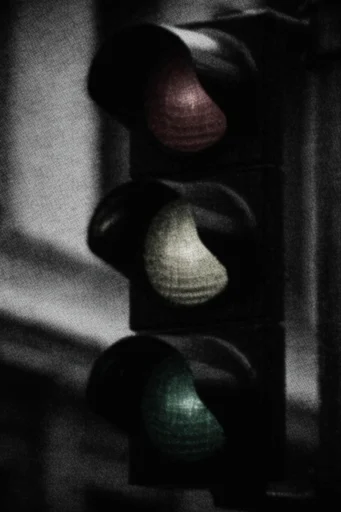 Gritty Analog Noir style reference image — xerox photocopy texture