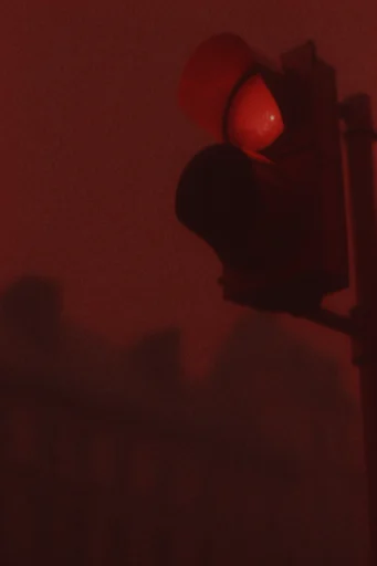 Nocturnal Crimson Infrared style reference image — surreal landscape