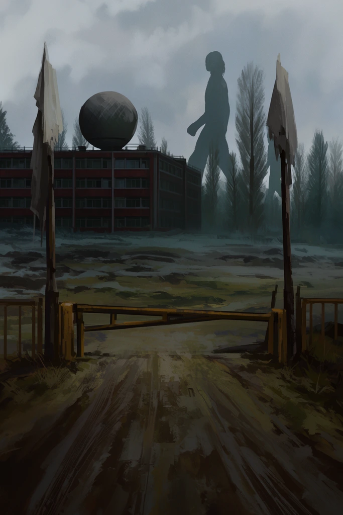 Atmospheric Somber Realism style AI image example 2