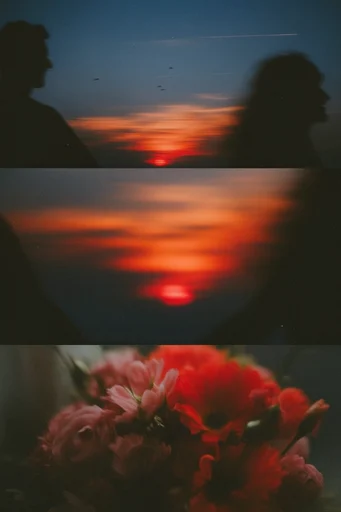 Ethereal Twilight Luminescence style reference image — high contrast silhouette