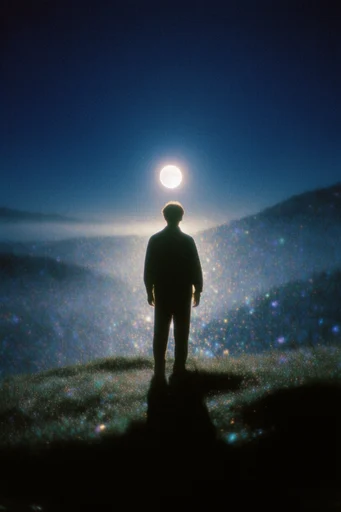 Luminous Nocturnal Dreamscape moodboard — generate AI images in this style