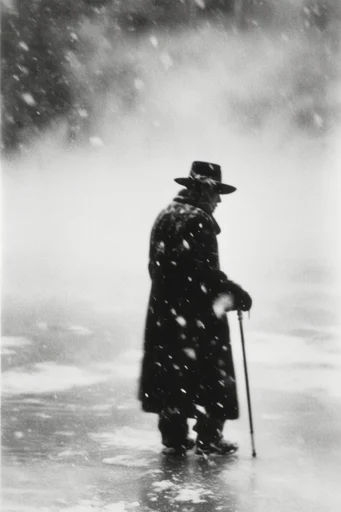 Ethereal Monochrome Noir moodboard — generate AI images in this style