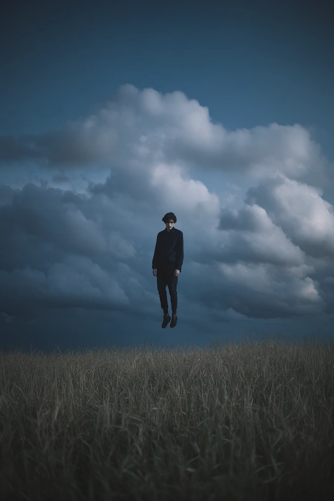 Cinematic Twilight Melancholia style AI image example 2