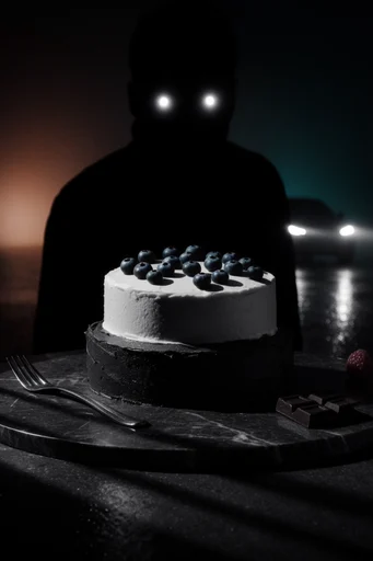 Cinematic Nocturnal Noir style reference image — high-contrast noir