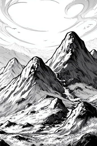 High-Contrast Ink Expressionism style reference image — high-contrast ink illustration