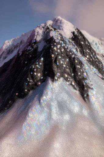Prismatic Digital Fragmentation style reference image — pixel sorting