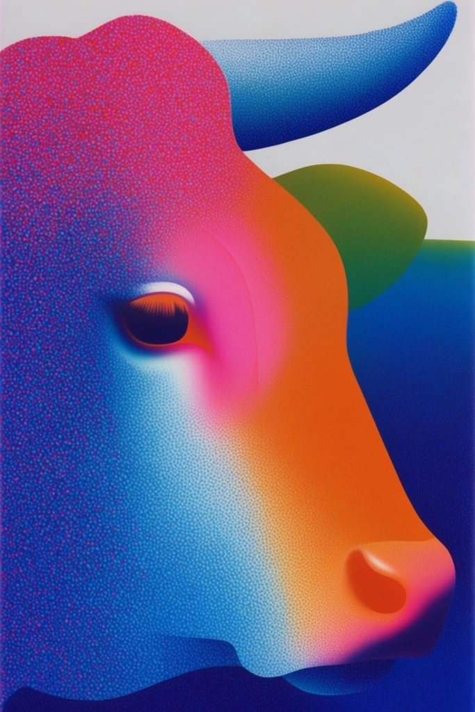Surreal Airbrush Dreamscape style AI image example 3