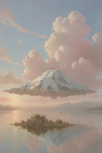 Ethereal Pastel Surrealism style reference image — soft surrealism