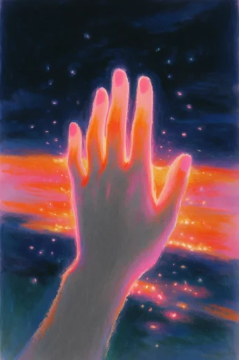 Luminous Mystical Narrative style reference image — chiaroscuro lighting