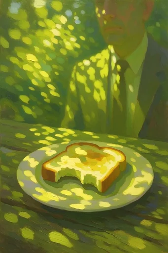 Luminous Impressionist Surrealism style reference image — painterly brushstrokes