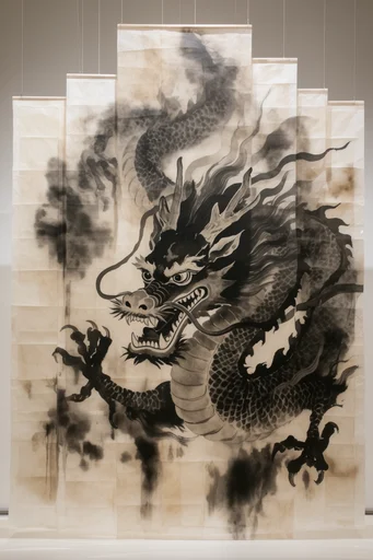 Monochrome Archival Assemblage style reference image — modular grid composition