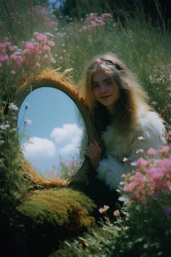 Ethereal Pastoral Surrealism moodboard — generate AI images in this style