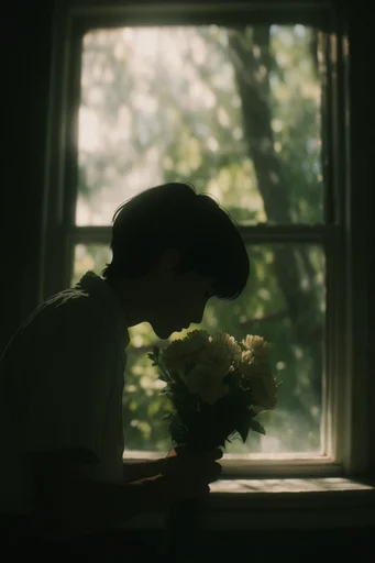 Cinematic Introspective Twilight style reference image — teal and amber color grading