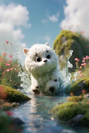 Ethereal Mossy Surrealism style reference image — whimsical nature fantasy