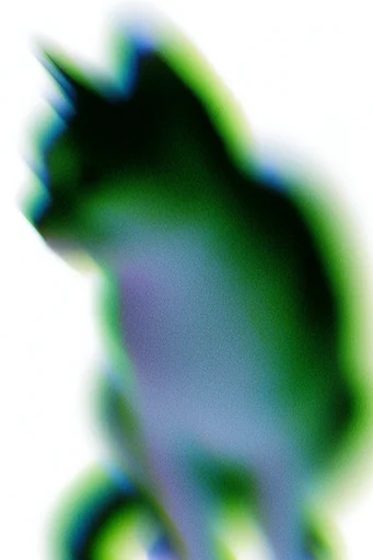 Ethereal Glitch Minimalist style reference image — cybernetic distortion