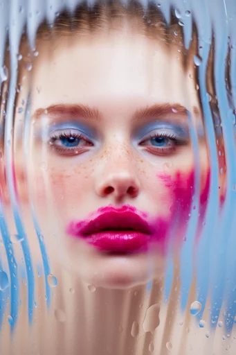 Tactile Neon Macro style reference image — tactile skin texture