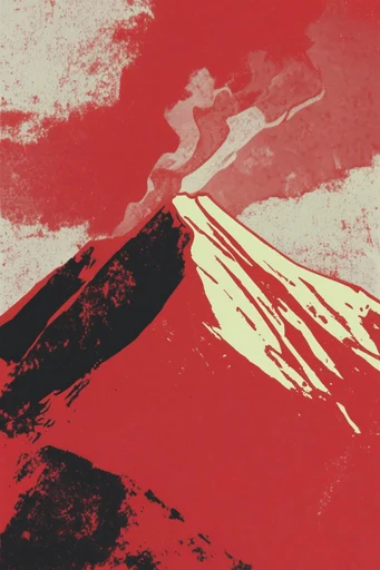 Graphic Printmaker Pop style reference image — risograph print