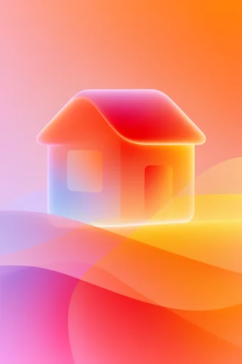 Luminous Fluid Gradient style AI image example 4