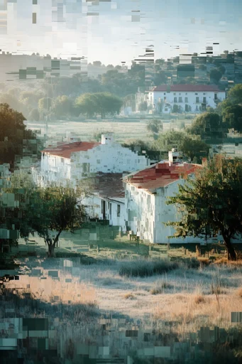Prismatic Digital Fragmentation style AI image example 2