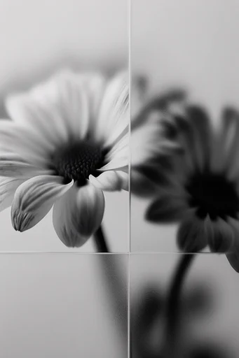 Kinetic Noir Abstraction style reference image — ethereal silhouette
