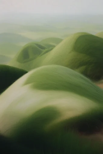 Tactile Organic Impressionism style reference image — tactile organic texture