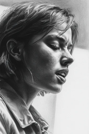 Monochrome Chiaroscuro Realism moodboard — generate AI images in this style