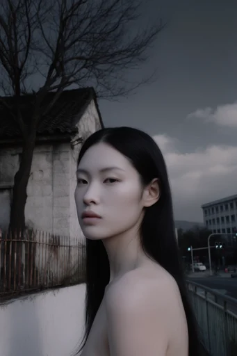 Minimalist Noir Avant-Garde style reference image — cinematic chiaroscuro