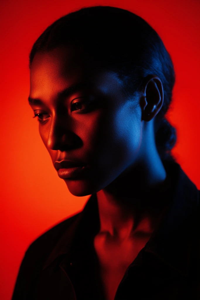 Cinematic Neon Noir style AI image example 2