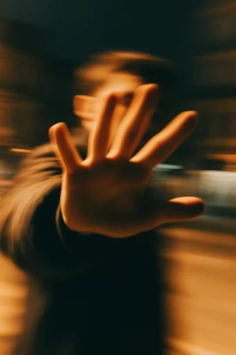 Cinematic Nocturnal Transit style reference image — analog film grain