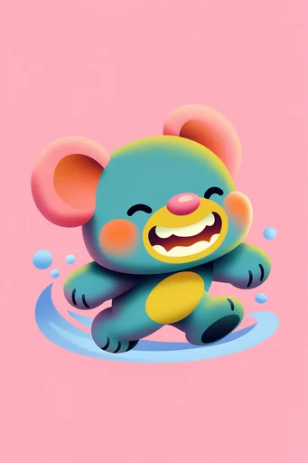 Tactile Pastel Minimalism style AI image example 3