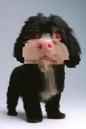 Surreal Fluid Deconstruction style reference image — uncanny valley