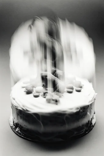 Kinetic Monochrome Noir style reference image — psychological noir