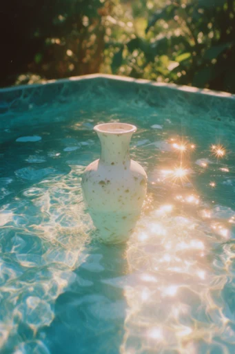 Luminous Aquatic Impressionism style reference image — sun-drenched