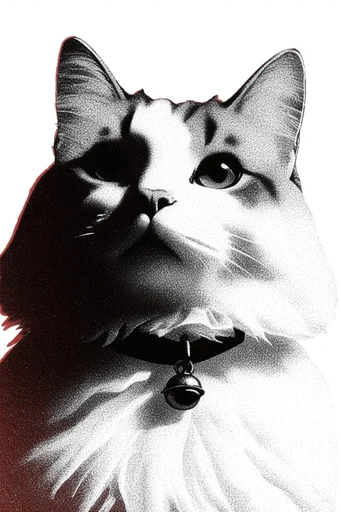 Graphic Print Noir style reference image — minimalist composition