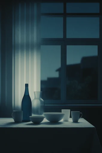 Cinematic Nocturnal Etherealism style reference image — atmospheric haze