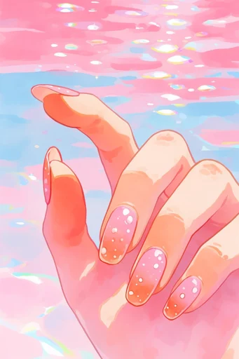 Luminous Ethereal Pastel style reference image — painterly anime style