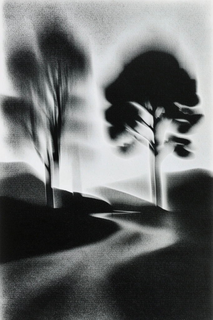 Spectral Kinetic Noir style AI image example 2