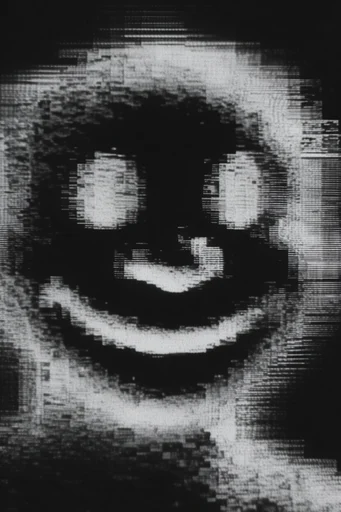 Corrupted Analog Noir style reference image — noir silhouette
