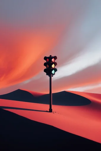 Minimalist Surrealist Horizons style reference image — dreamlike atmosphere
