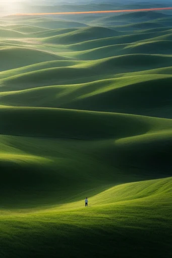 Surreal Verdant Minimalism style AI image example 2