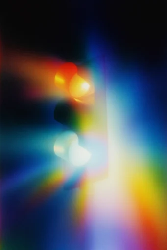 Ethereal Prismatic Luminescence style reference image — prismatic light refraction