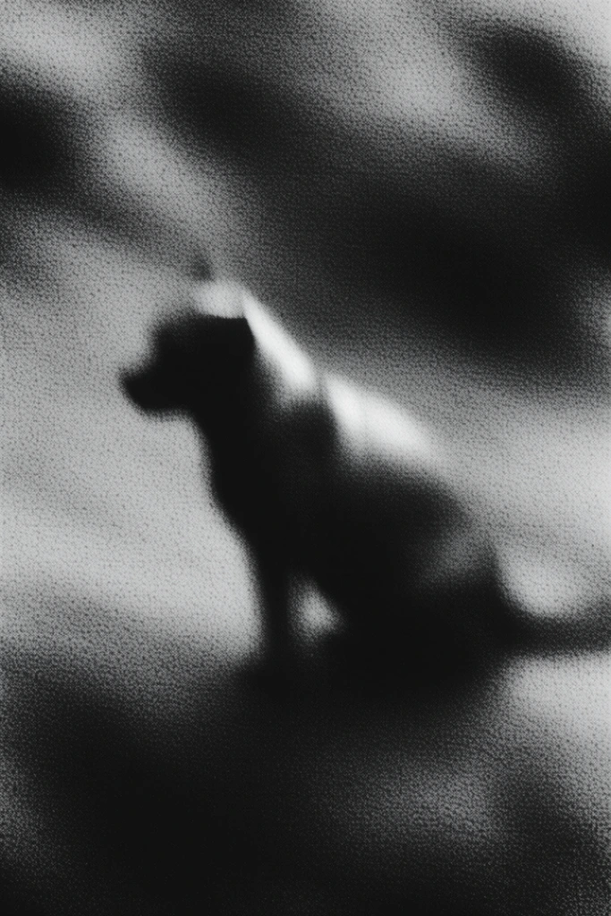 Spectral Monochrome Noir style AI image example 3