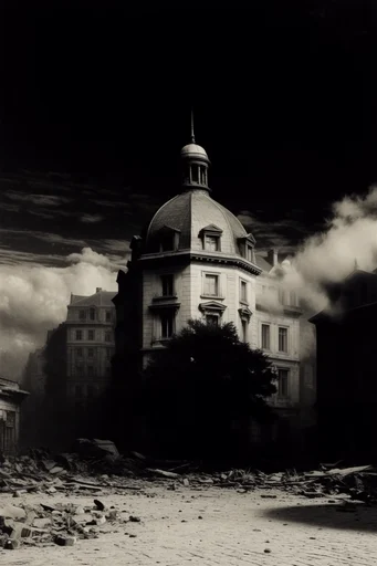 Dramatic Chiaroscuro Monochrome style reference image — chiaroscuro lighting