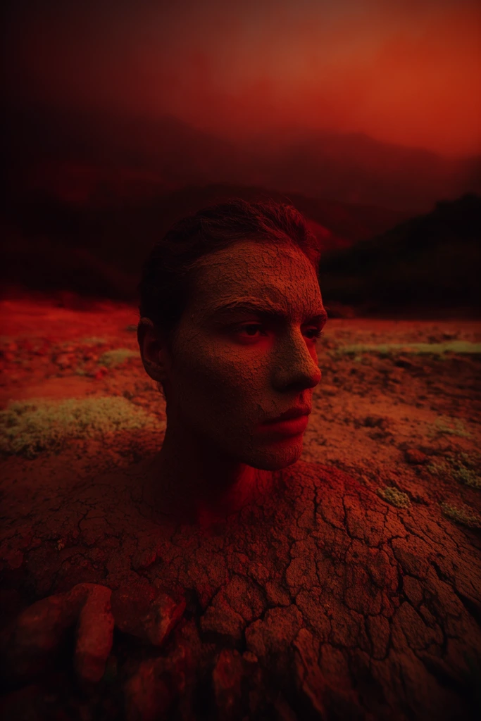 Visceral Tenebrist Realism style AI image example 2