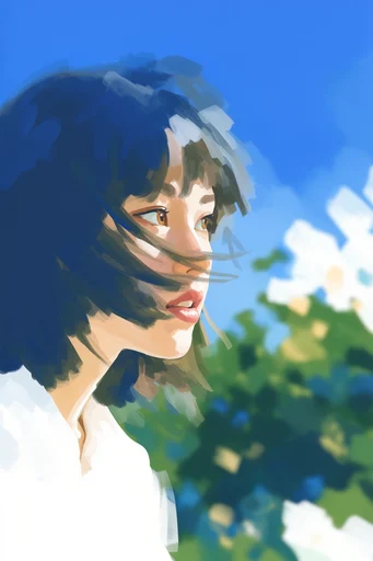 Vibrant Painterly Landscapes style reference image — stylized realism