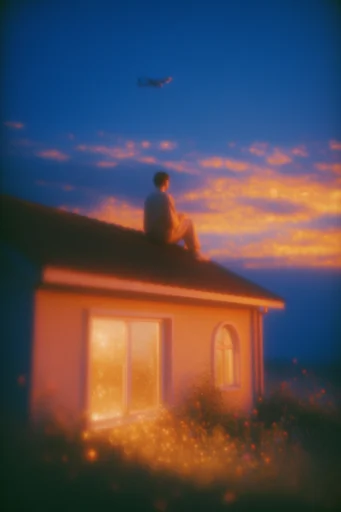 Luminous Twilight Etherealism style reference image — golden hour bloom