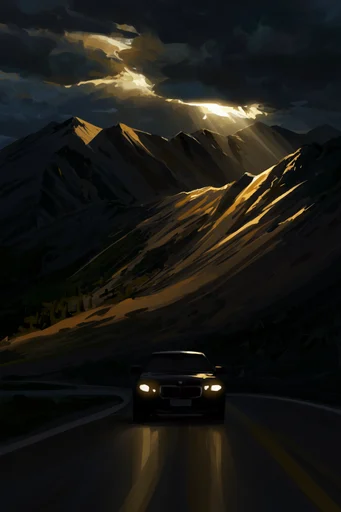 Cinematic Chiaroscuro Painterly style reference image — chiaroscuro lighting
